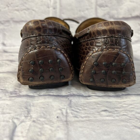 Cole Haan Men Brown Leather Driving Loafers Size 10 shoes main image 3